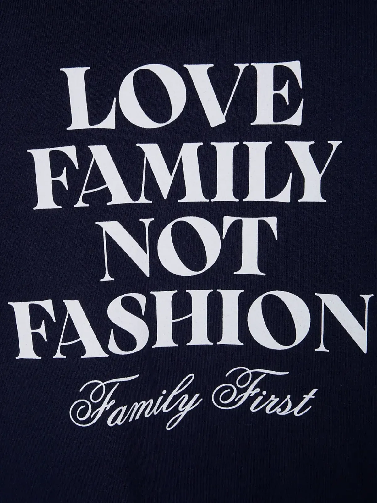 Family First ロゴプリントTシャツ - Blue - 画像3
