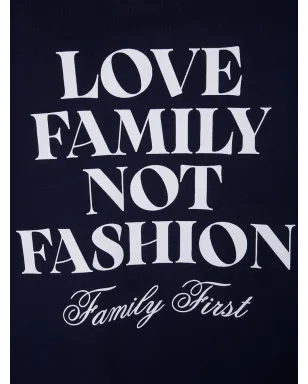 Family First ロゴプリントTシャツ - Blue - サムネイル3