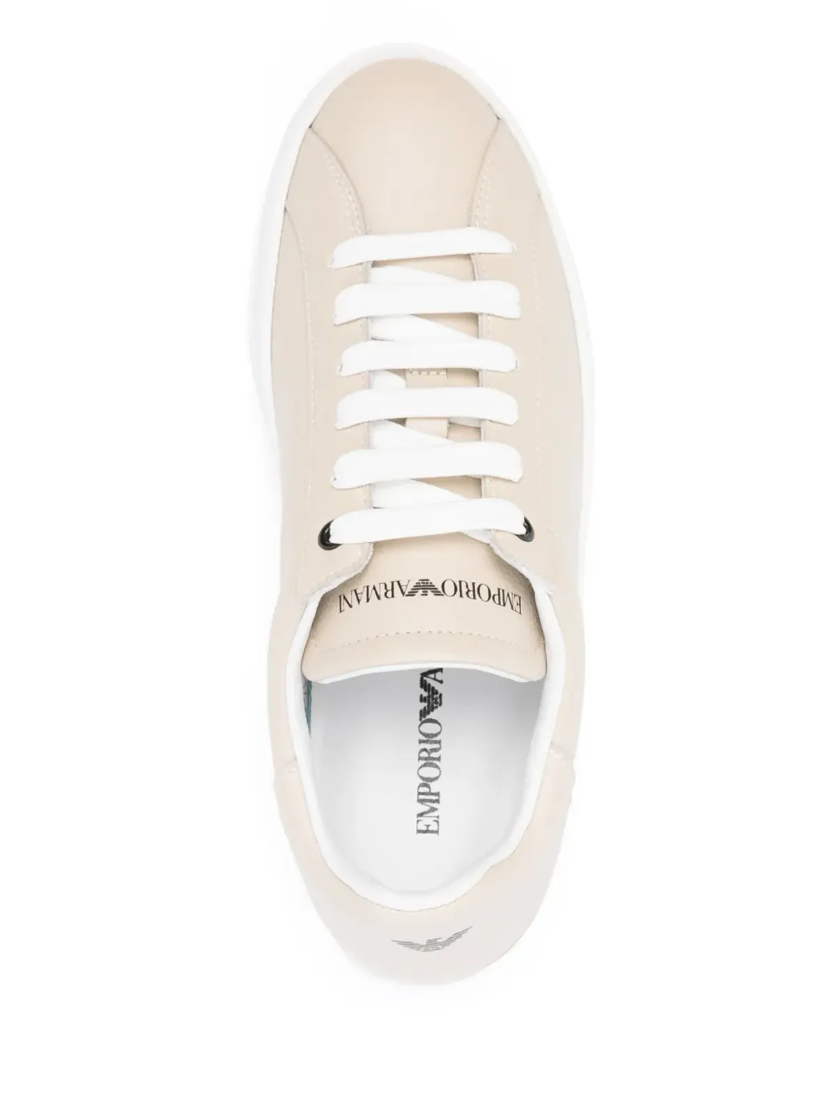 Emporio Armani レザー スニーカー - 画像4
