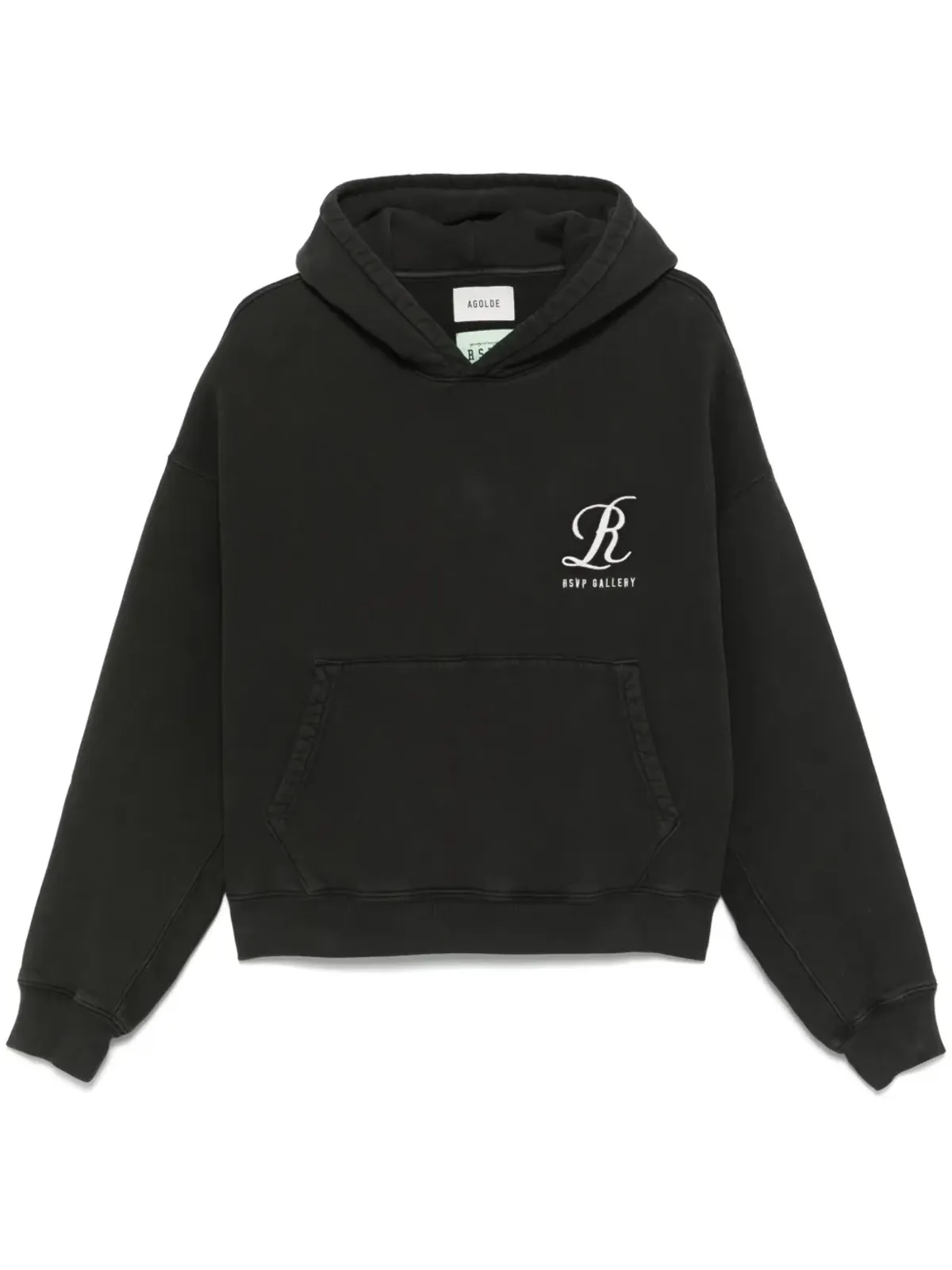 AGOLDE x RSVP Gallery ロゴ刺繍フーディー - ブラック - 画像1