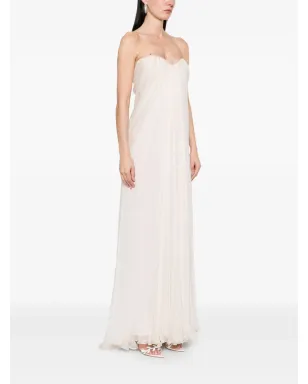 Alexander McQueen ドレープマキシドレス - サムネイル3