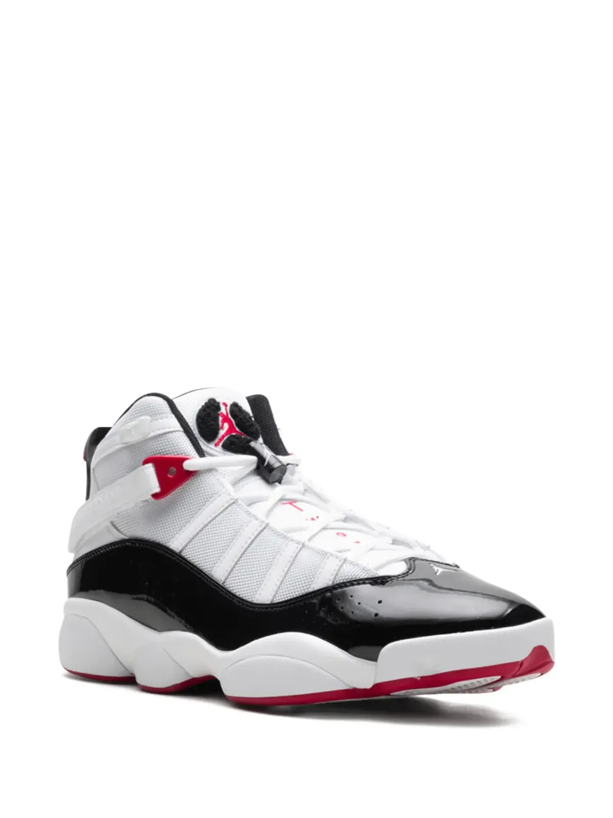 Jordan 6リングス シカゴ・ブルズ ホワイト／ヴァーシティレッド／ブラック スニーカー - 画像2