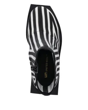 United Nude ストライプ柄ウェッジアンクルブーツ - サムネイル4