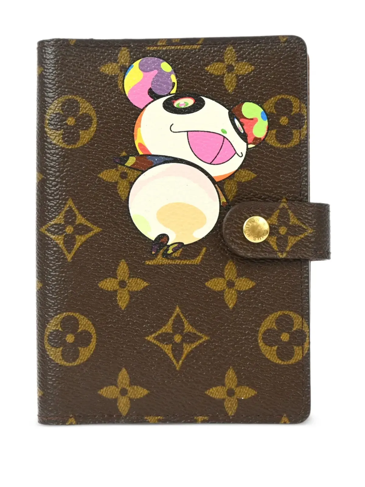 Louis Vuitton ビンテージ Agenda PM ノートブックカバー Takashi Murakami ブラウン - 画像1