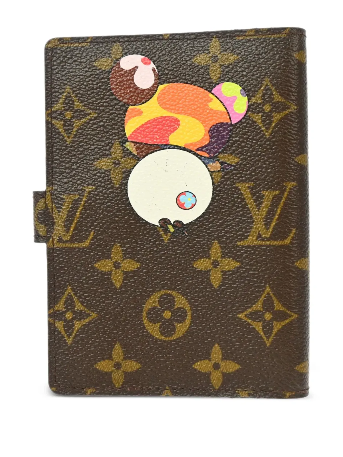 Louis Vuitton ビンテージ Agenda PM ノートブックカバー Takashi Murakami ブラウン - 画像2