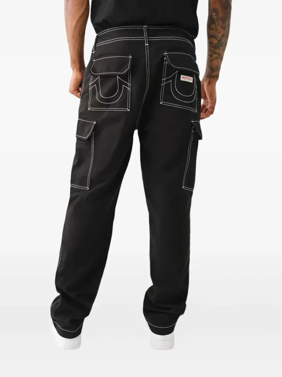 True Religion カーゴポケット コントラストステッチパンツ - 画像4