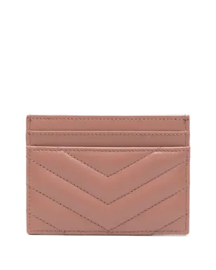 Saint Laurent カサンドレ マテラッセ カードホルダー - ピンク - サムネイル2