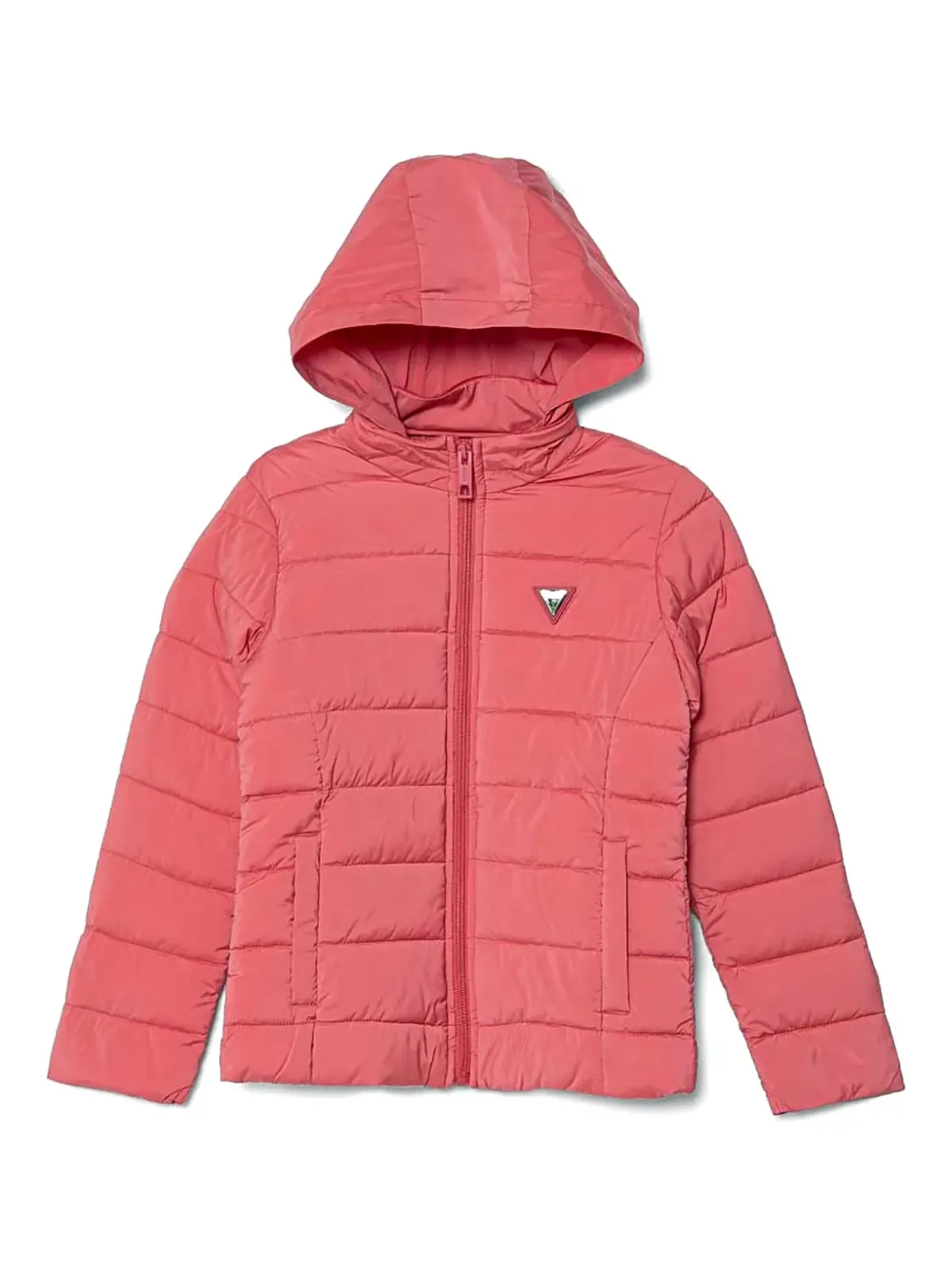 guess kids ロゴアップリケ付きパファージャケット - 画像1