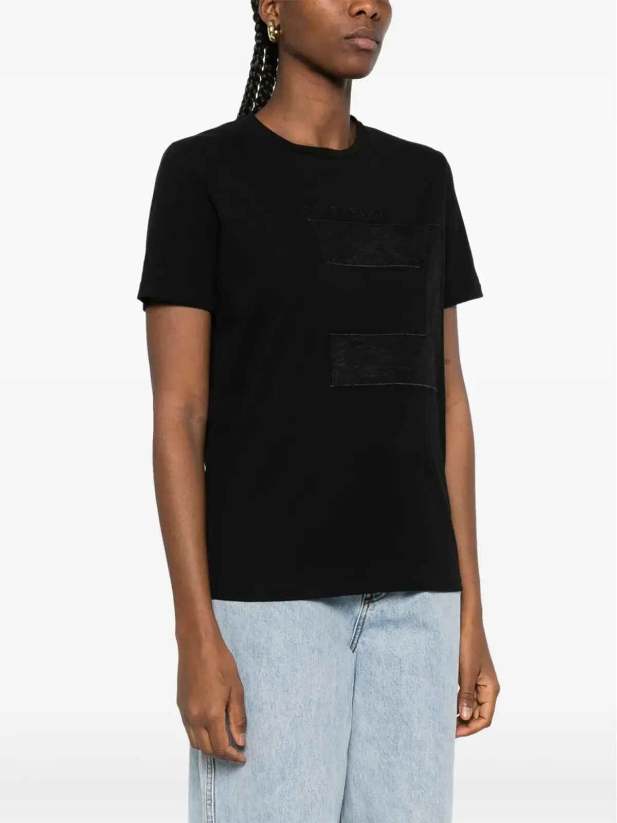 Elisabetta Franchi ボイルロゴ ジャージーTシャツ - 画像3