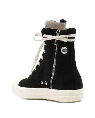 Rick Owens DRKSHDW アイレット付きハイカットスニーカー ブラック - サムネイル3