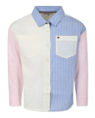 Tommy Hilfiger Junior カラーブロックシャツ - サムネイル1