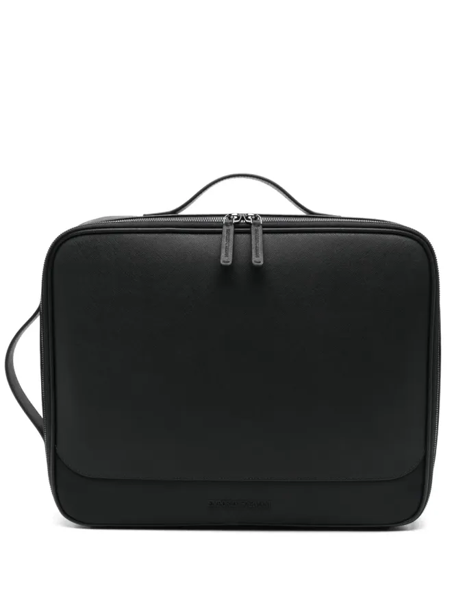 Emporio Armani Emporio Armani ロゴエンボス ノートパソコンバッグの商品画像