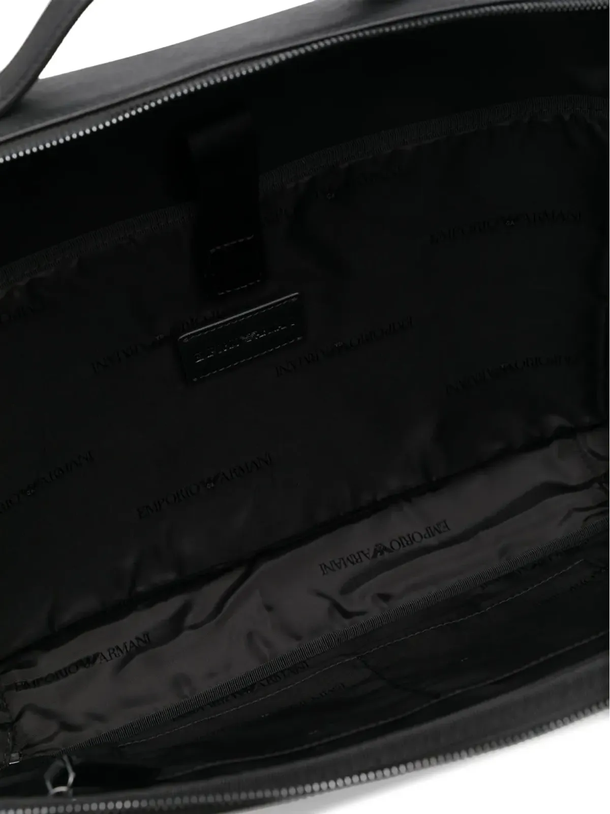Emporio Armani ロゴエンボス ノートパソコンバッグ - 画像5