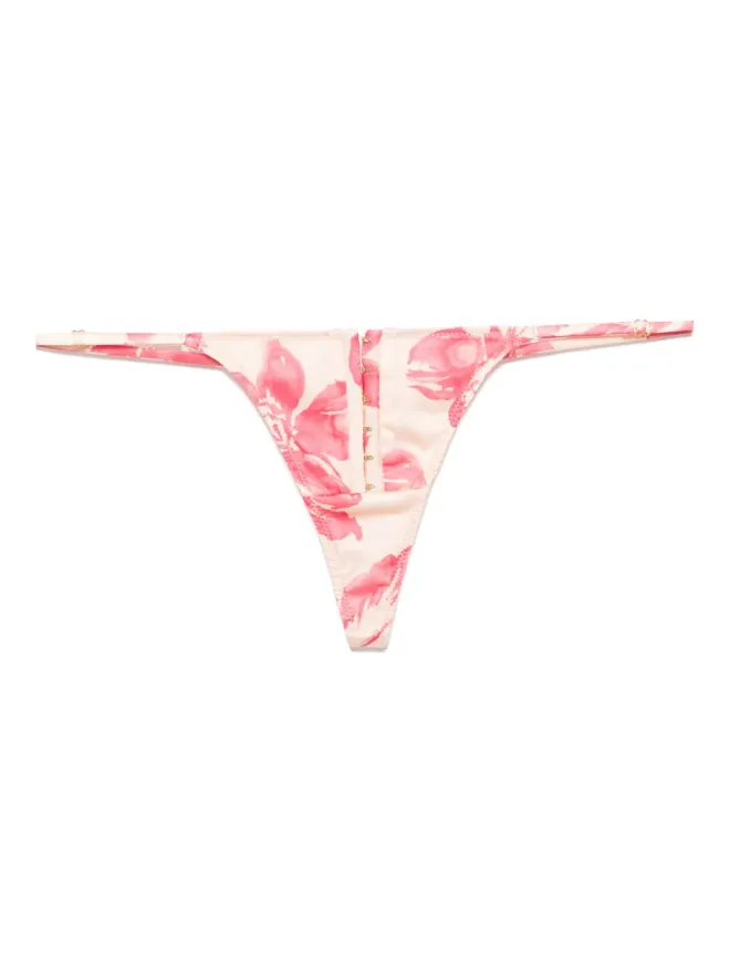 Kiki de Montparnasse Kiki de Montparnasse Papillon Et Orchidee コルセットショーツ - ピンクの商品画像