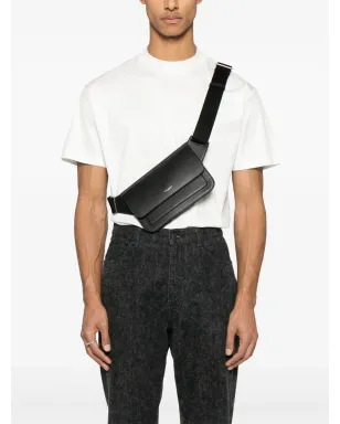 Saint Laurent ロゴスタンプ レザー ベルトバッグ - サムネイル2