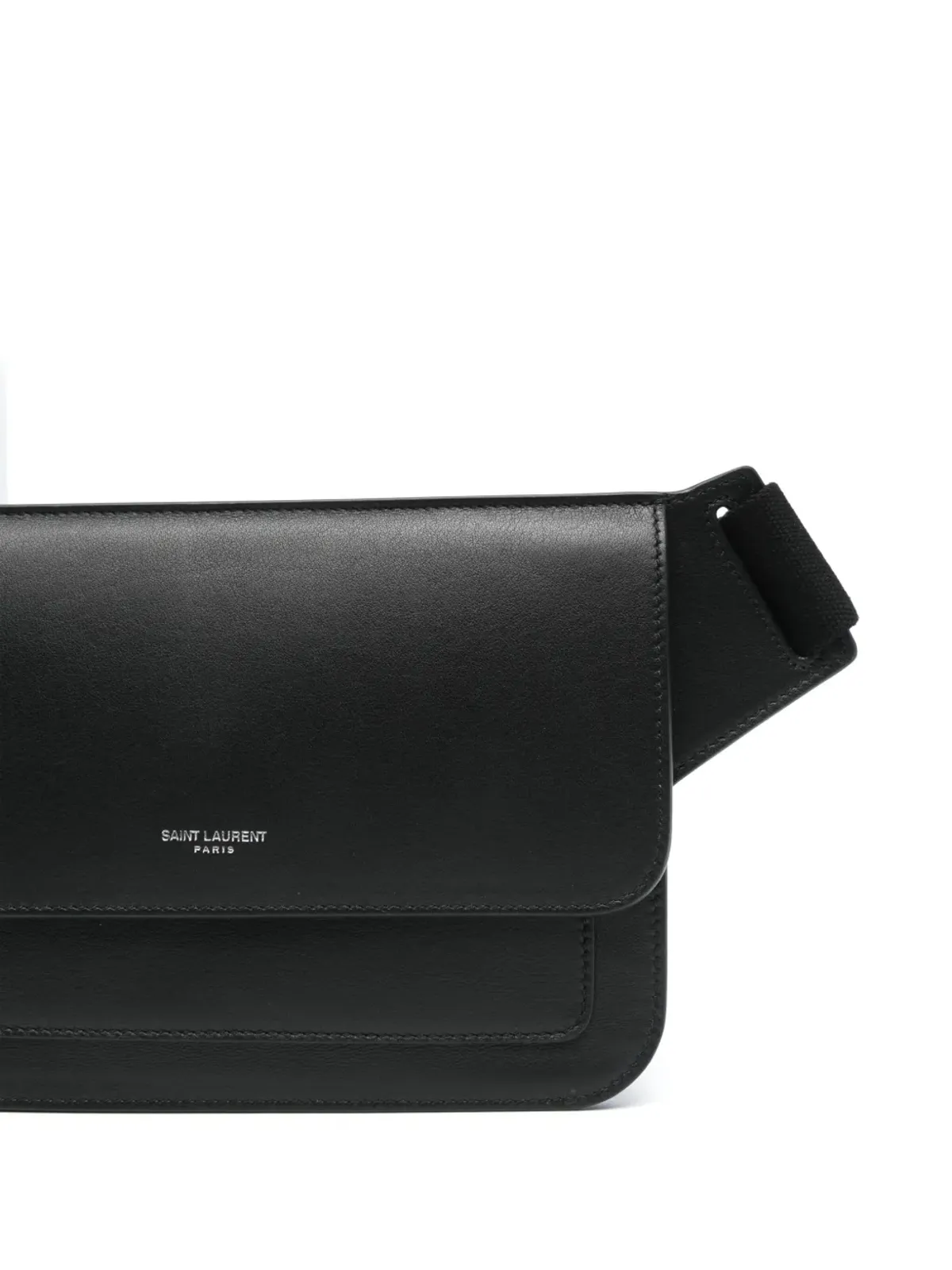 Saint Laurent ロゴスタンプ レザー ベルトバッグ - 画像4