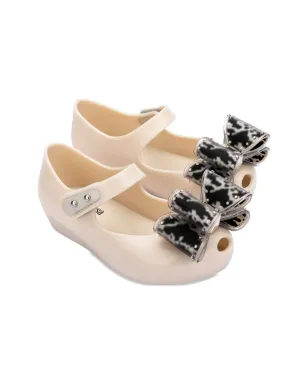 Mini Melissa ミニウルトラガール クラシック ボウ ストラップ バレリーナ - サムネイル1