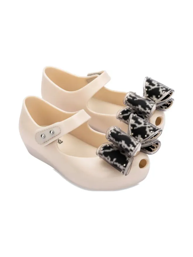 Mini Melissa Mini Melissa ミニウルトラガール クラシック ボウ ストラップ バレリーナの商品画像