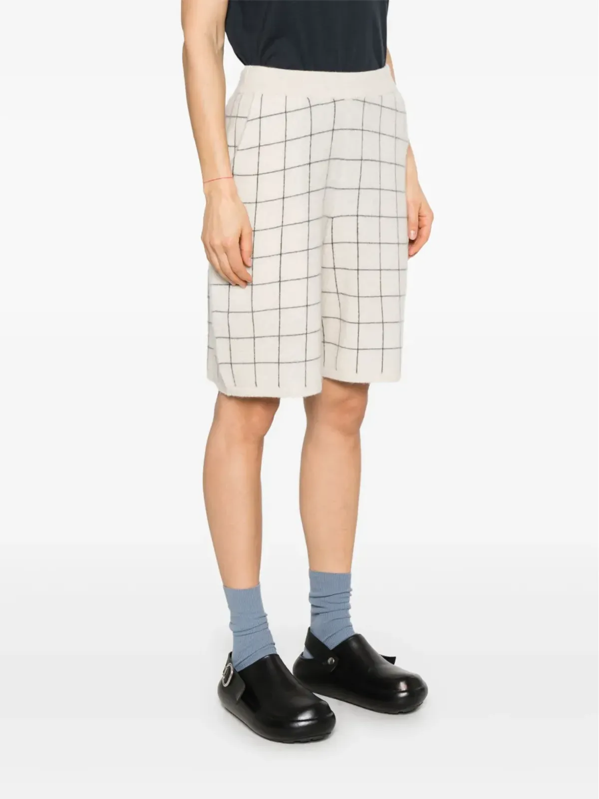 Frenckenberger ウィンドウペイン柄ショートパンツ - 画像3
