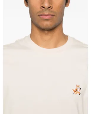 Maison Kitsuné Speedy Fox Patch Tシャツ（ニュートラルカラー） - サムネイル4