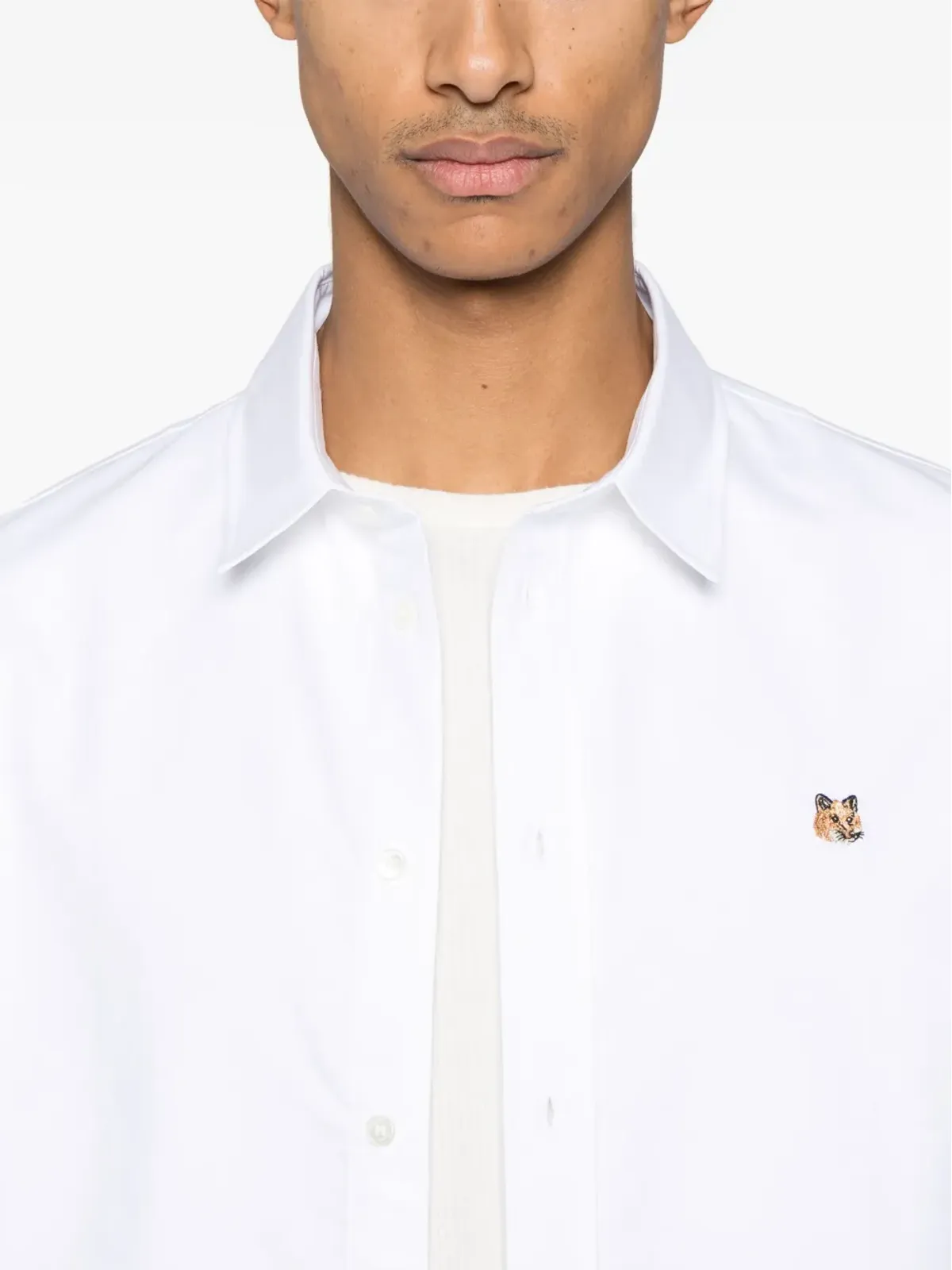 Maison Kitsuné Fox Headシャツ - 画像5