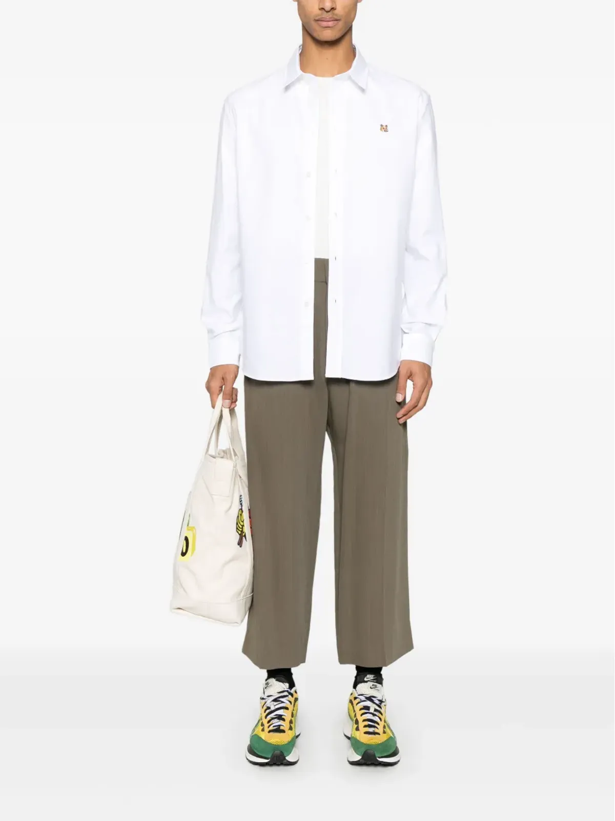Maison Kitsuné Fox Headシャツ - 画像2