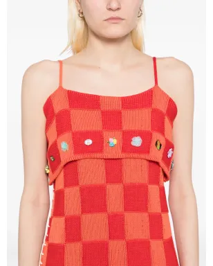 YANYAN KNITS ニットドレス - レッド - サムネイル5