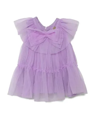 Pinko Kids ボウディテール チュールドレス - Purple - サムネイル1
