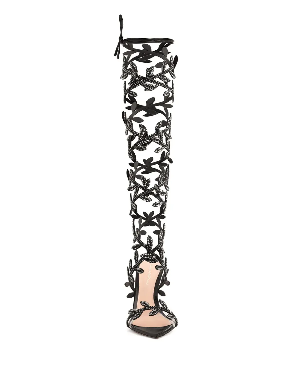 Gianvito Rossi 105mm クリスタル フラヴィア サンダル - 画像3