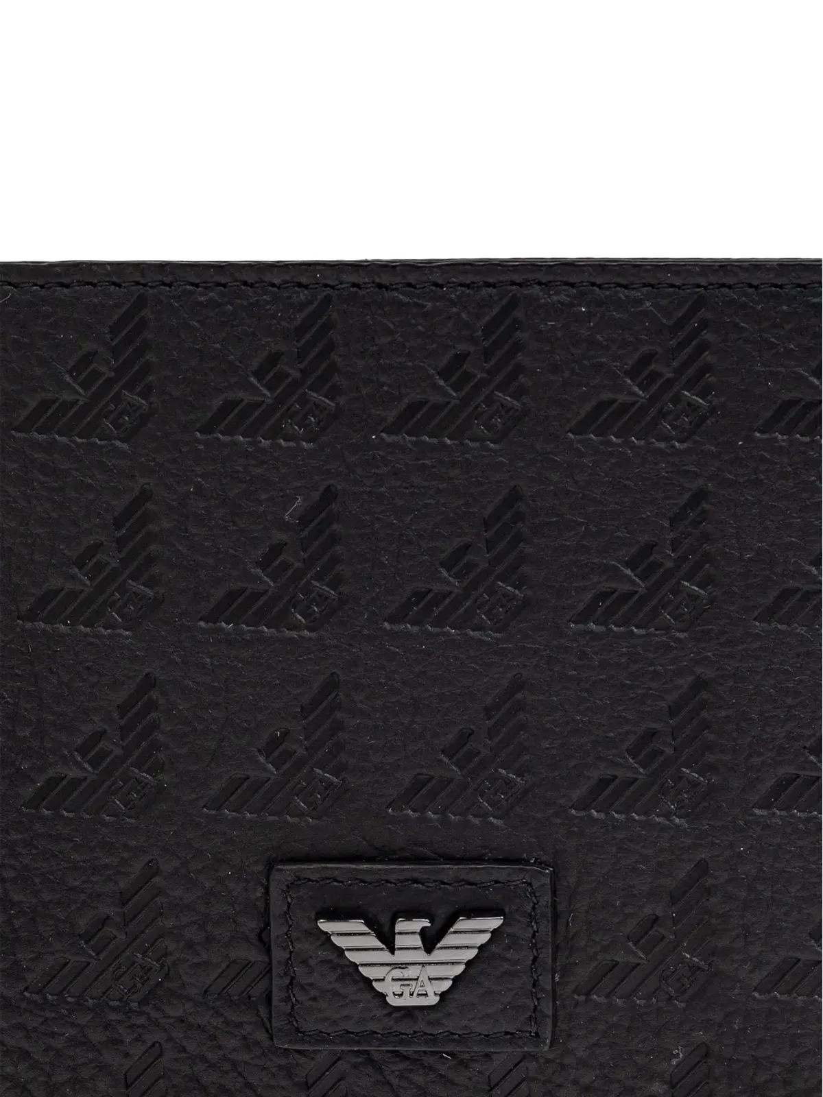 Emporio Armani ロゴ型押しウォレット - 画像5