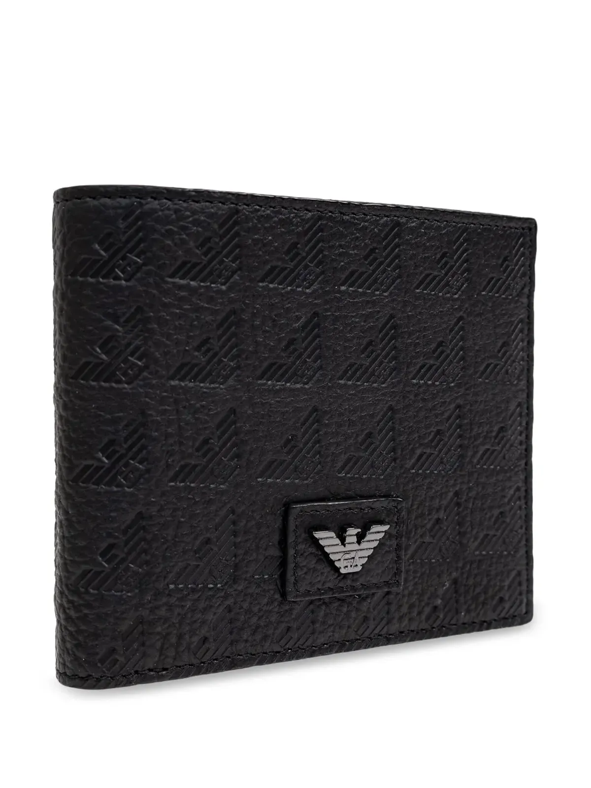 Emporio Armani ロゴ型押しウォレット - 画像3