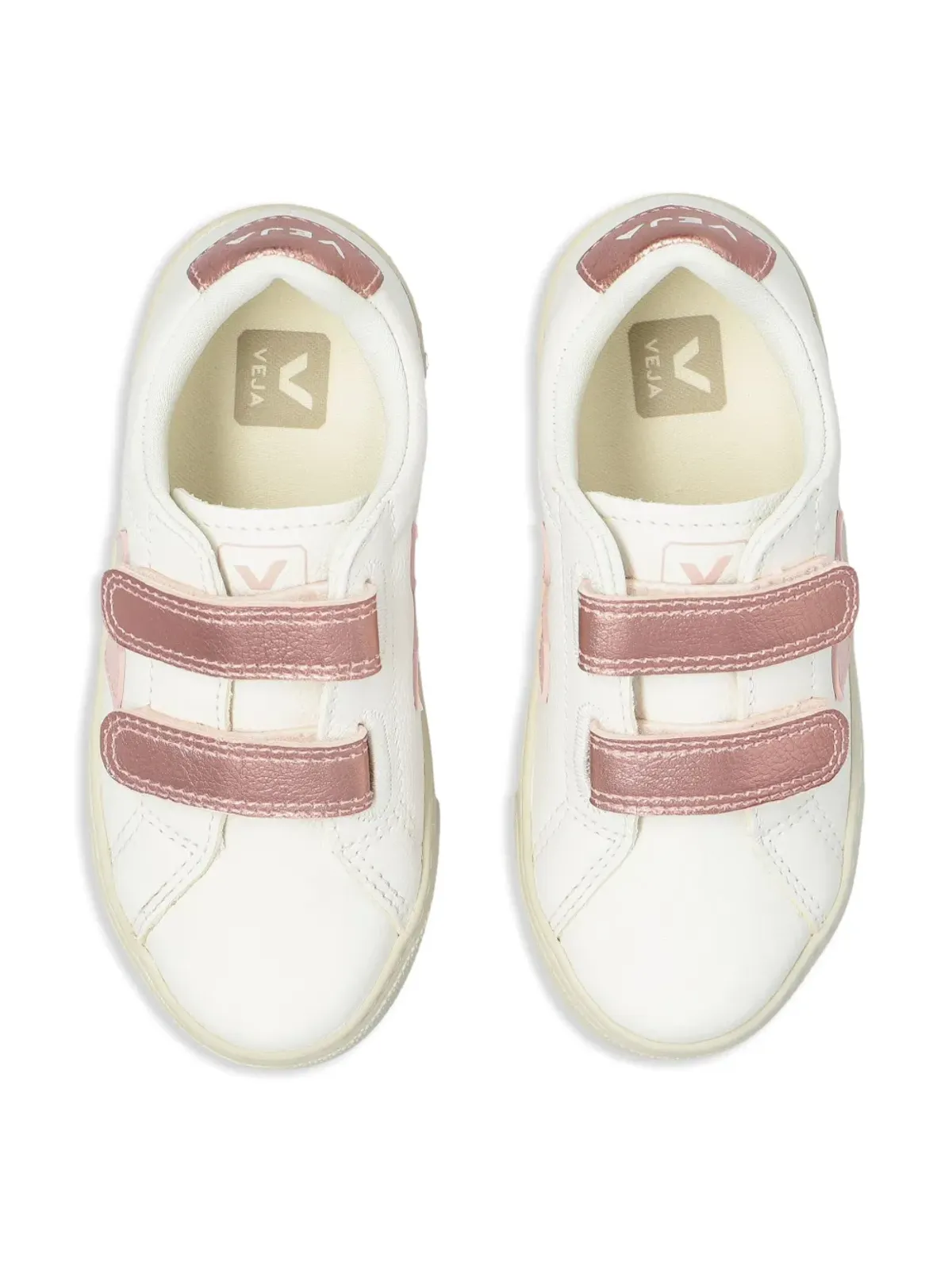 VEJA Kids ロゴパッチスニーカー - 画像4