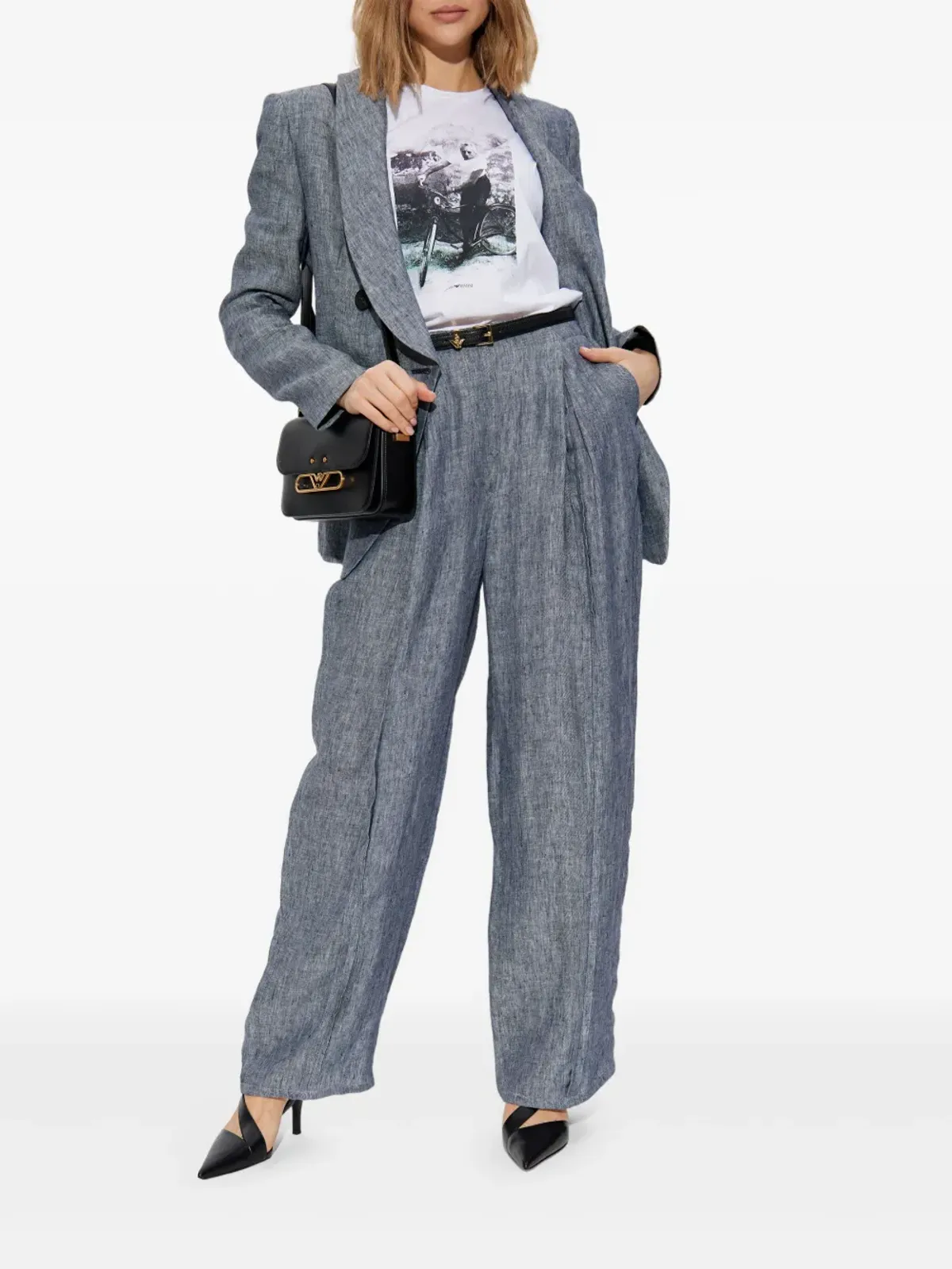 Emporio Armani 写真プリント Tシャツ - 画像2
