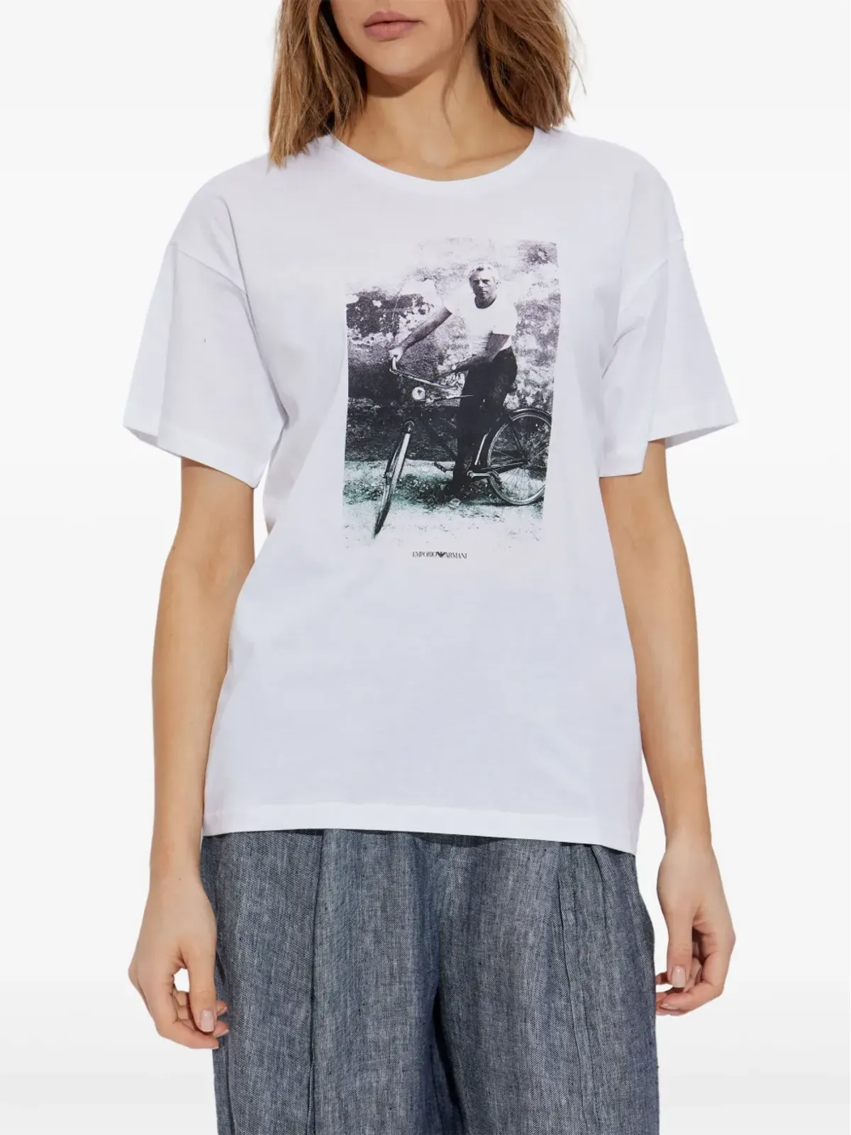 Emporio Armani 写真プリント Tシャツ - 画像3