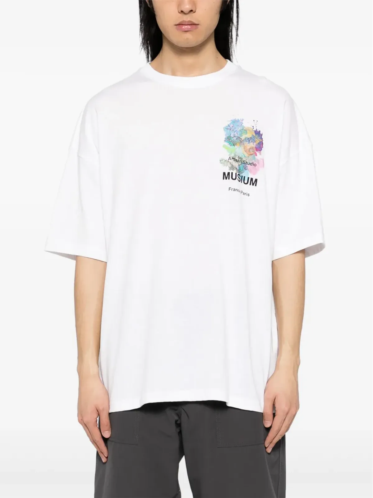 Musium Div. ロゴプリントTシャツ - 画像3