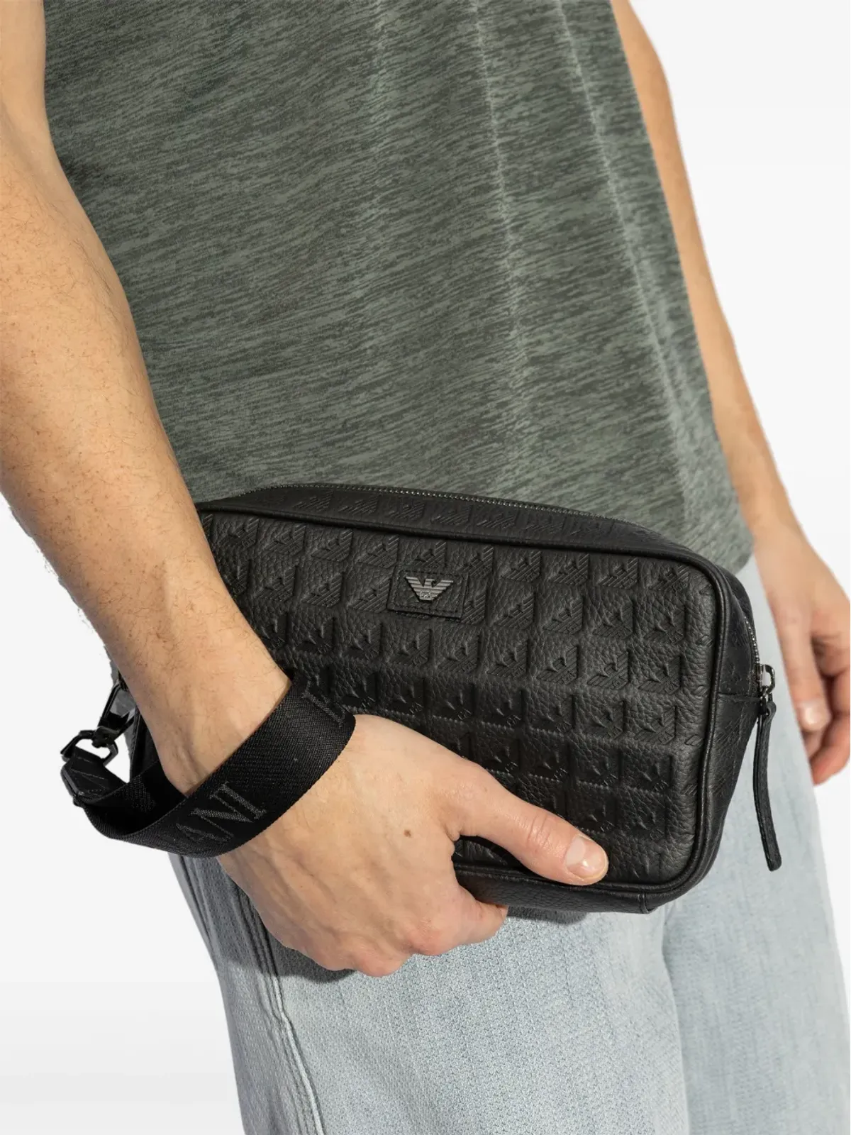 Emporio Armani ロゴ クラッチバッグ - 画像2