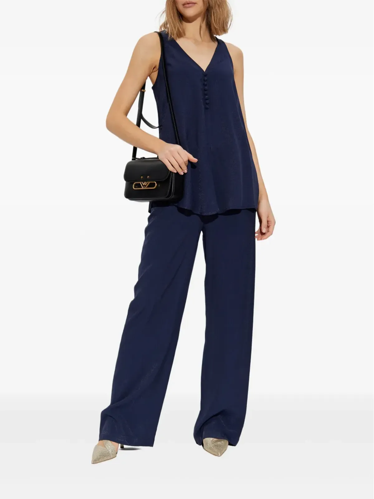 Emporio Armani ジャカード パラッツォパンツ - 画像2