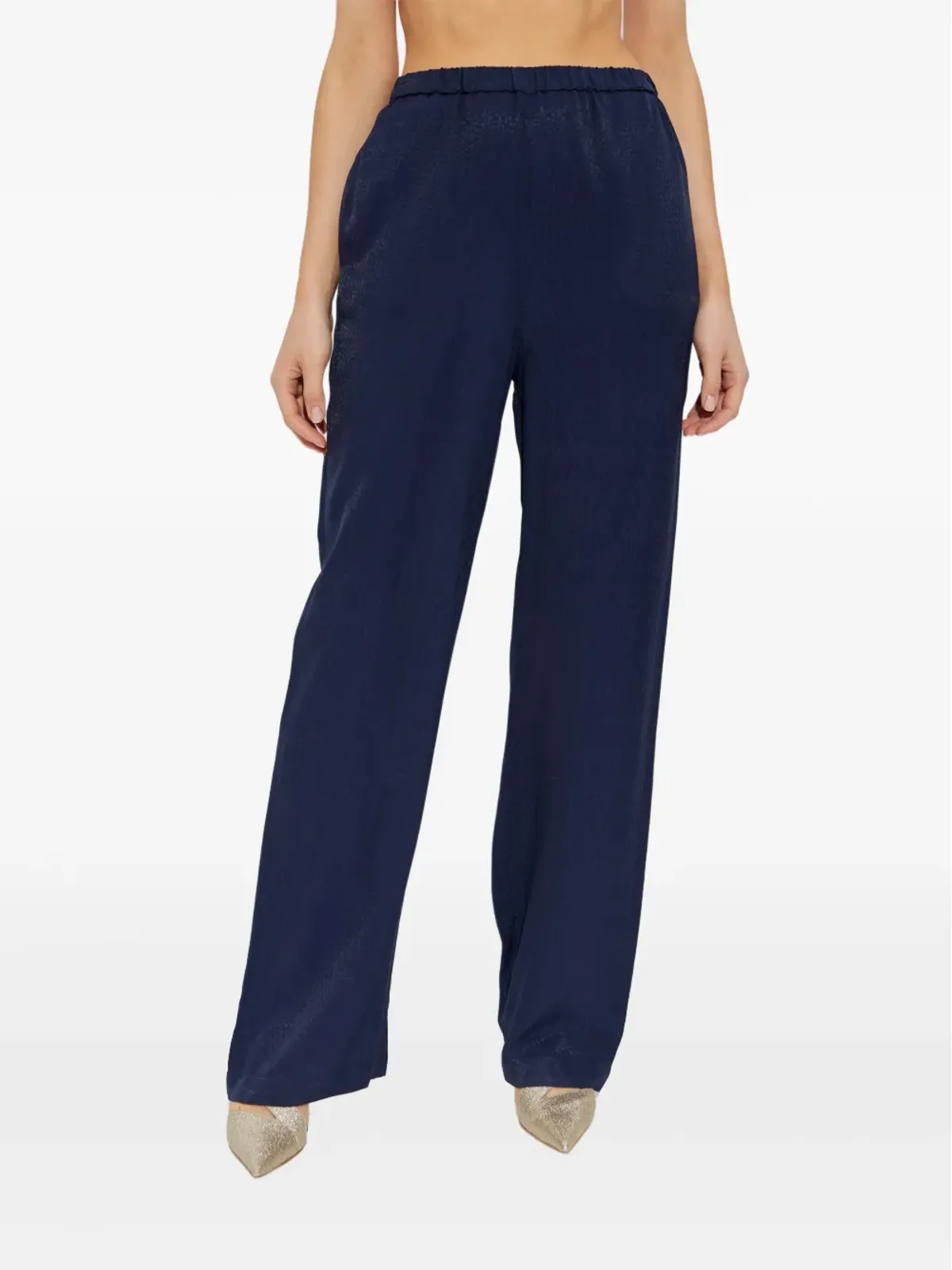 Emporio Armani ジャカード パラッツォパンツ - 画像3