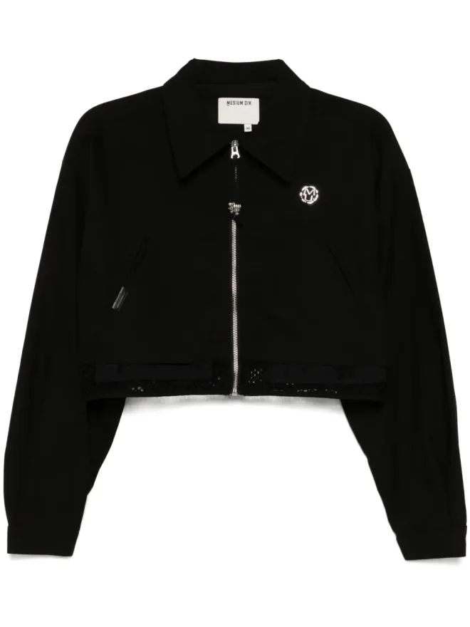Musium Div. Musium Div. ロゴ入りクロップドジャケットの商品画像