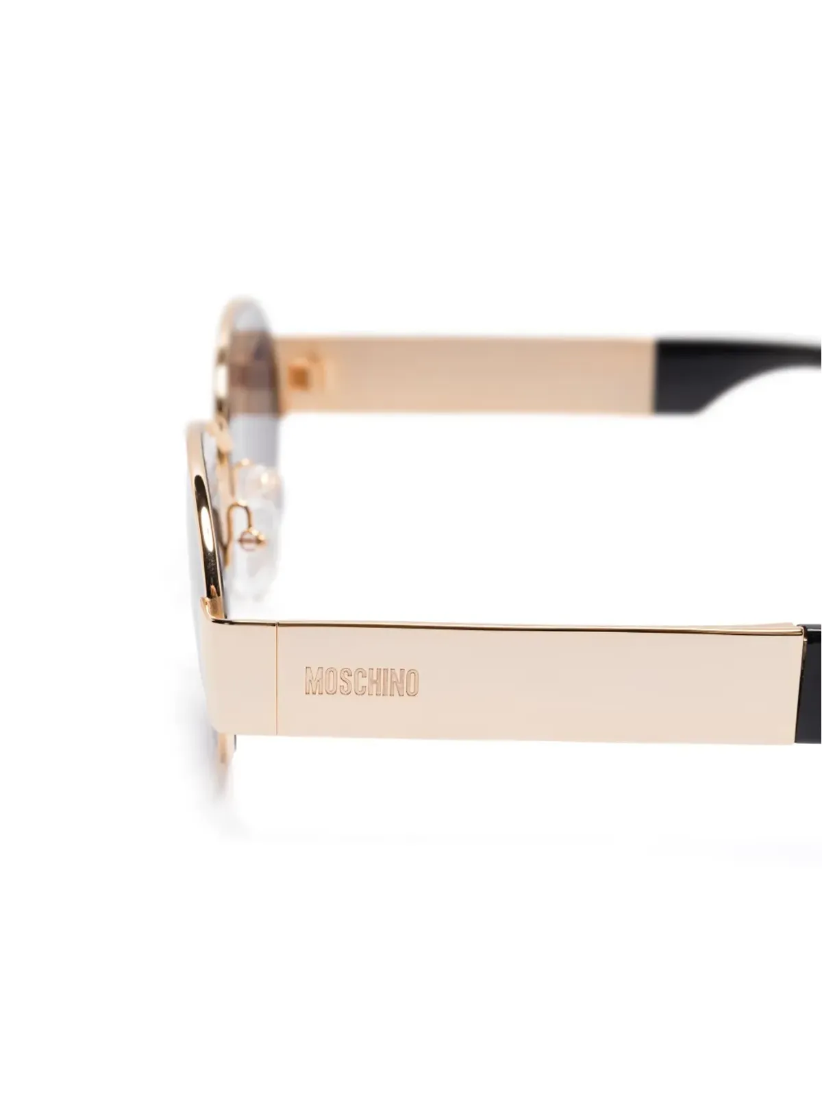 Moschino Eyewear オーバルフレームのサングラス - 画像3