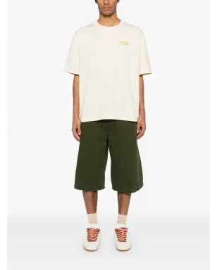 Maison Kitsuné Handwriting-embroidered T-shirt - Yellow - サムネイル2