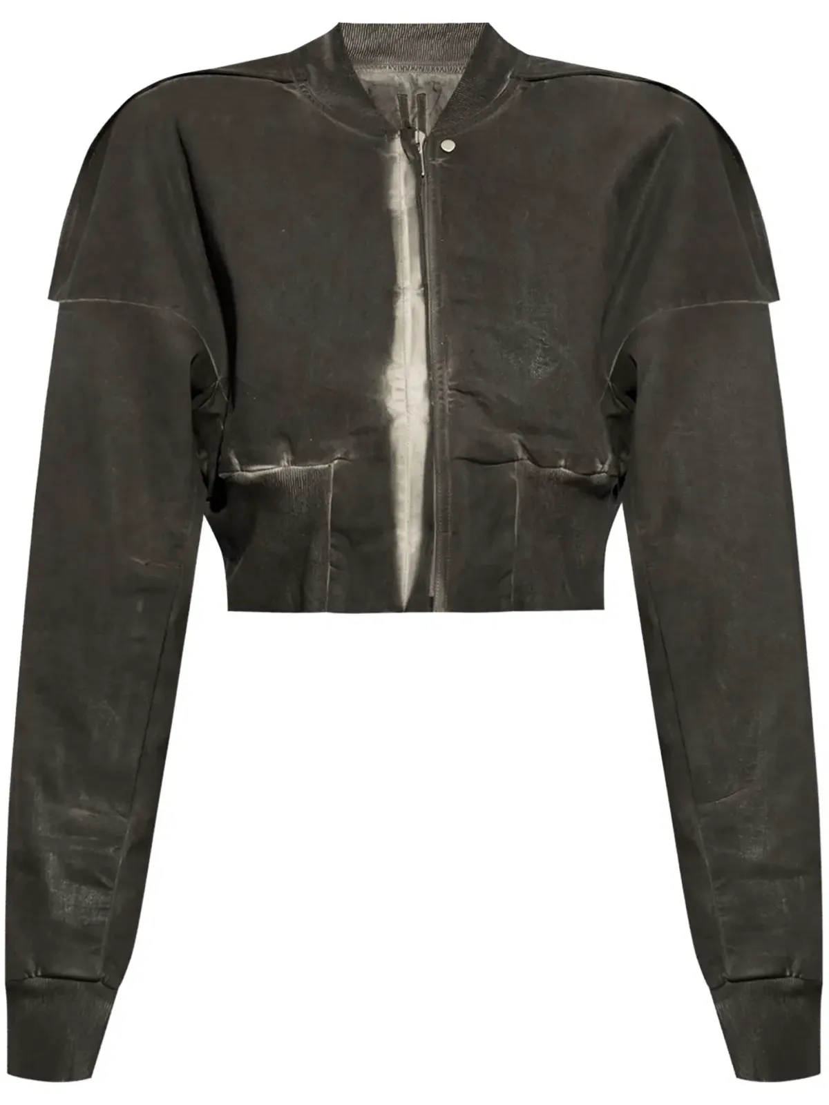 Rick Owens DRKSHDW ブリーチウォッシュ ジャケット グレー - 画像1