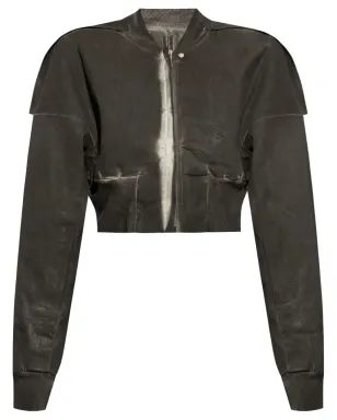 Rick Owens DRKSHDW ブリーチウォッシュ ジャケット グレー - サムネイル1