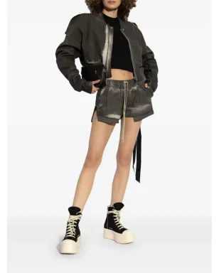 Rick Owens DRKSHDW ブリーチウォッシュ ジャケット グレー - サムネイル2
