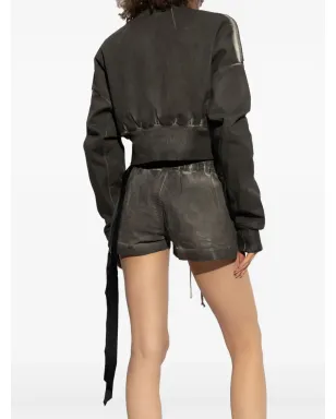 Rick Owens DRKSHDW ブリーチウォッシュ ジャケット グレー - サムネイル4