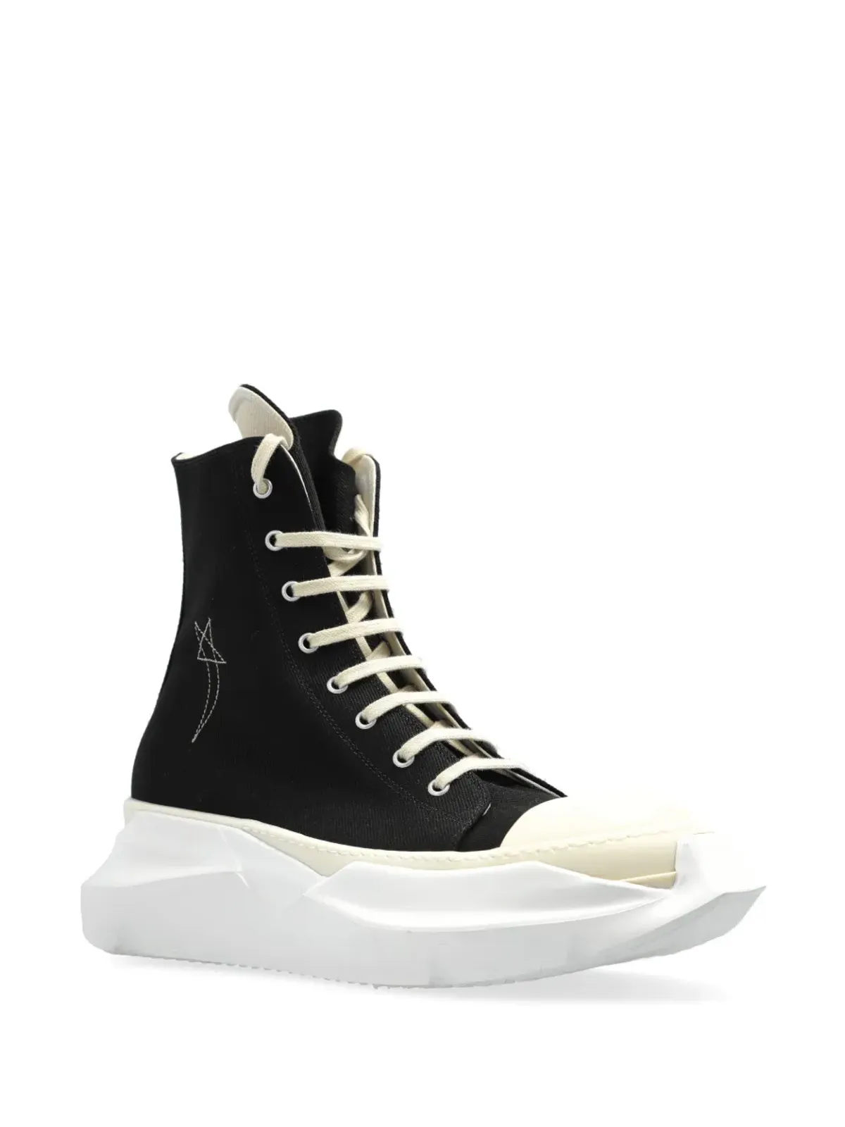 Rick Owens DRKSHDW スター刺繍スニーカー ブラック - 画像2