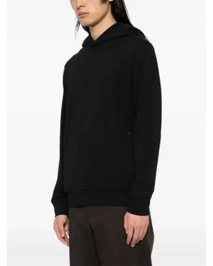 Emporio Armani ワッフル編み風フーディ - ブラック - サムネイル3
