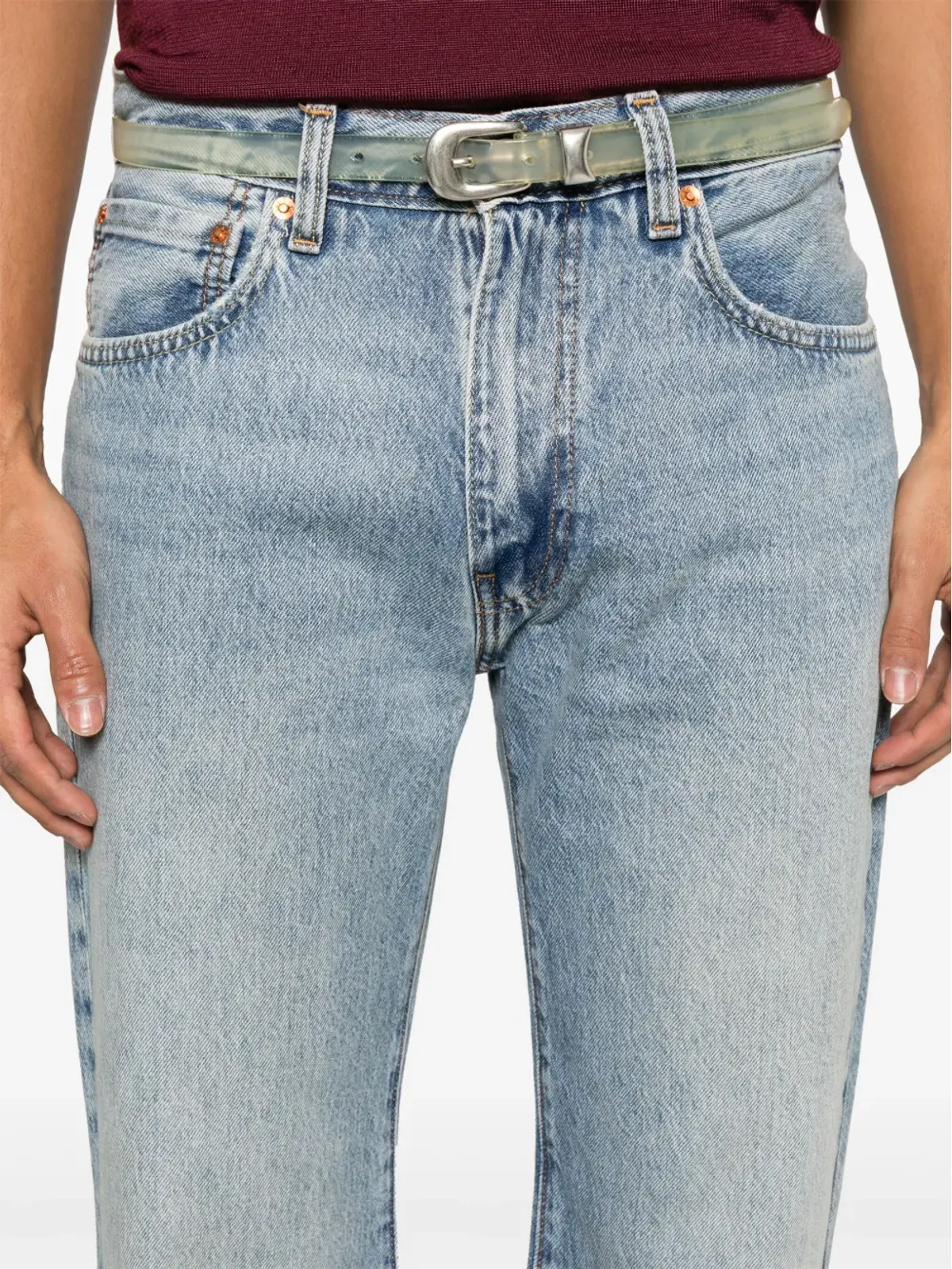 Levi's 567 フレアジーンズ ブルー - 画像5