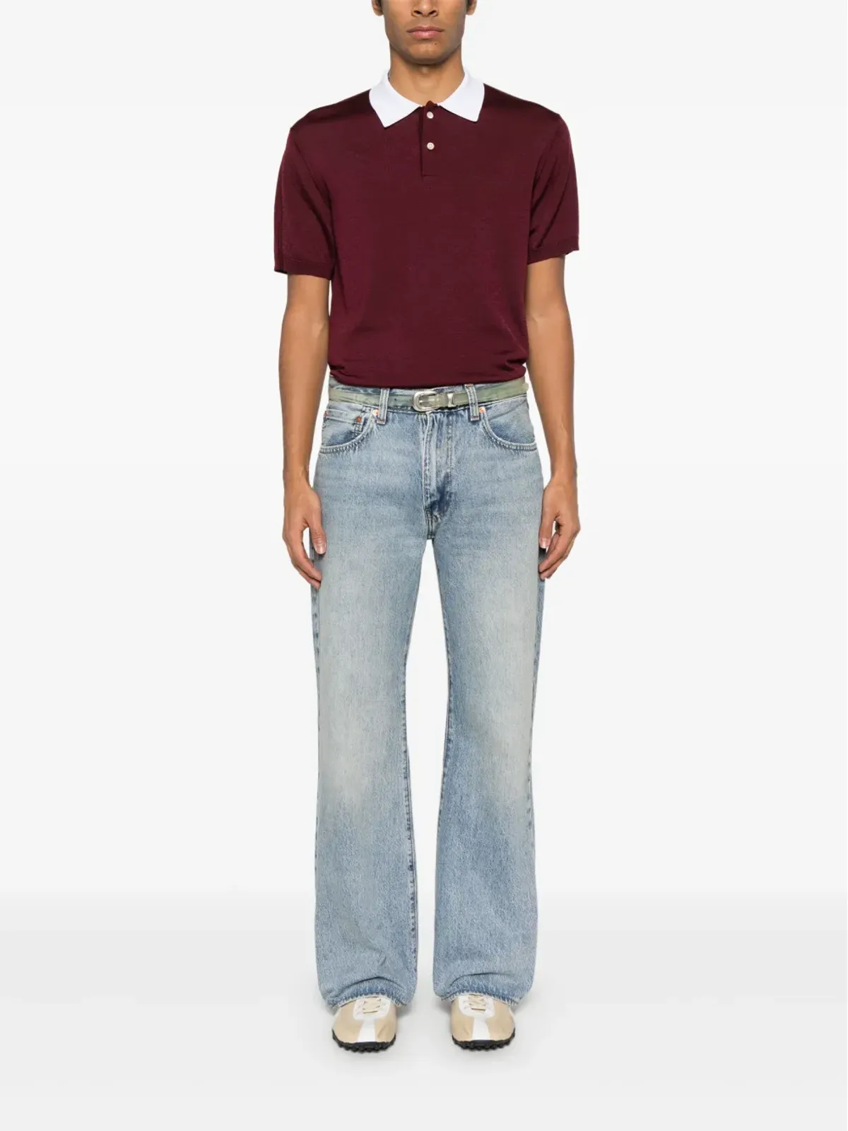 Levi's 567 フレアジーンズ ブルー - 画像2