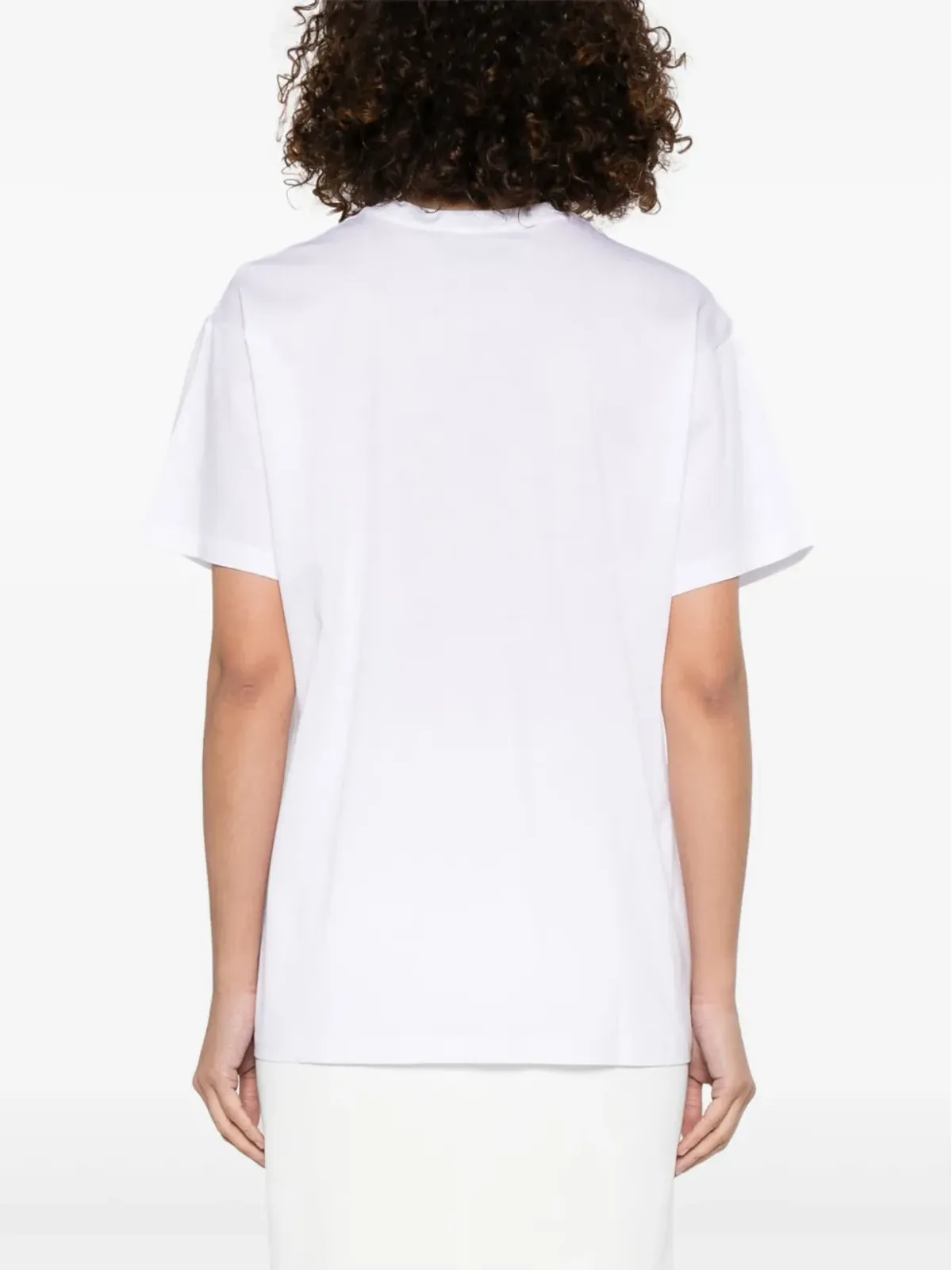 Elisabetta Franchi ロゴエンボス Tシャツ - ホワイト - 画像4